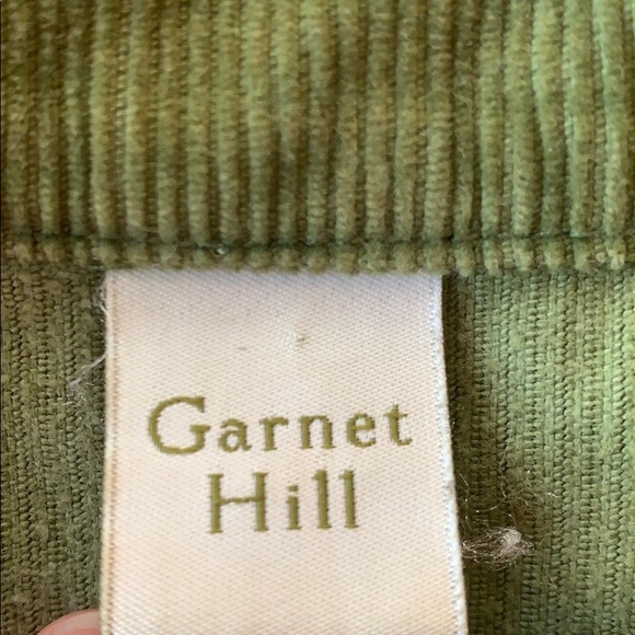 Apple green corduroy jacket Garnet Hill - Picture 7 of 13